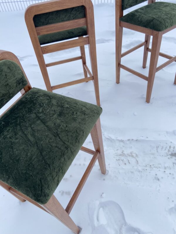 Лутон барный стул на заказ из массива фото