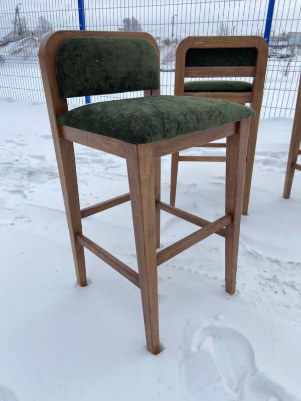 Лутон барный стул из массива фото