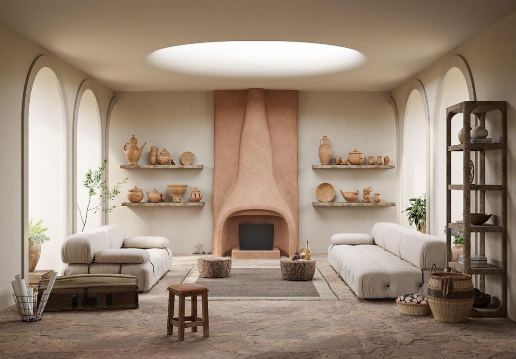 Современная гостиная 2023 современный белый диван