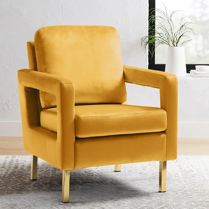 Модные кресла 2023 желтый